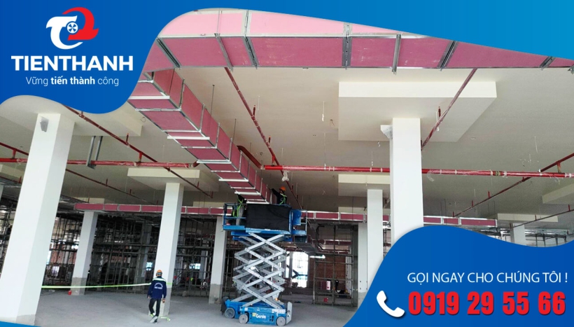 Thi công ống gió chống cháy: yêu cầu vật liệu và quy trình lắp đặt