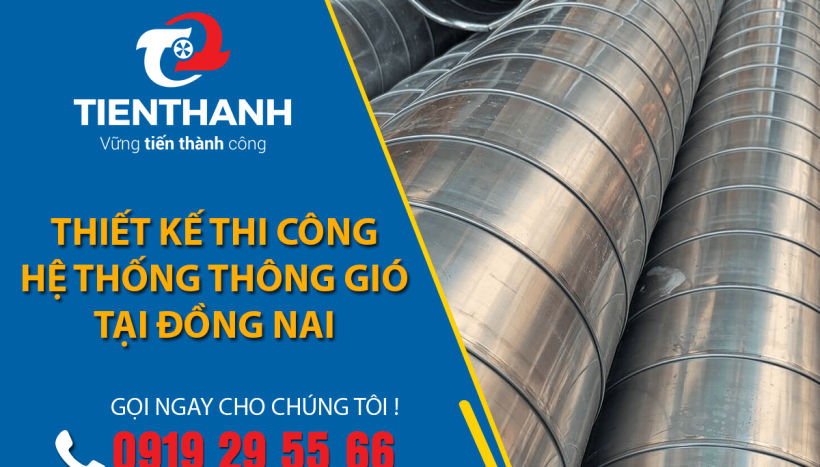 Thiết kế thi công hệ thống thông gió tại Đồng Nai