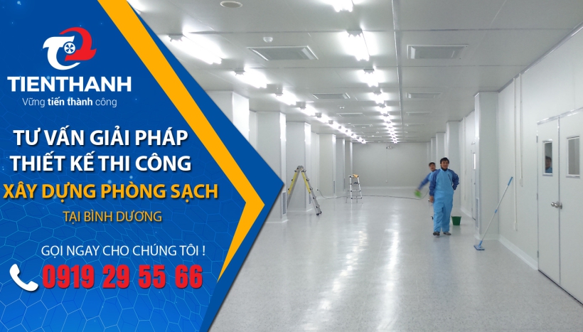 Thiết kế thi công xây dựng phòng sạch chuyên nghiệp tại Bình Dương